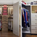 Направи си сам съблекалня от килера: системи за съхранение на съблекалнята и съвети от майсторите