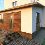 Баня, прикрепена към къщата - тухлена или дървена...