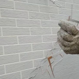 Направи си сам имитация на тухлена зидария от мазилка със собствените си ръце: инструкции