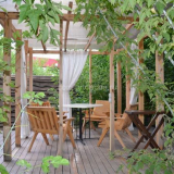 Красиви беседки за летни вили: опции, идеи за дизайн, подреждане...