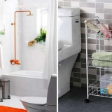 Баня: организиране на красиво и практично място за съхранение в 90+ идеи