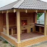 Проекти на беседки с барбекю към страната