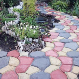 Направи си сам градинска пътека с помощта на формуляр: как да работиш