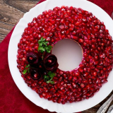 Гривна за салата от нар за новата 2022 година: най-простите и вкусн...