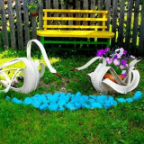 Орнаменти за градината са сами - ярки, стилни и красиви градински дизайн (140 снимки)