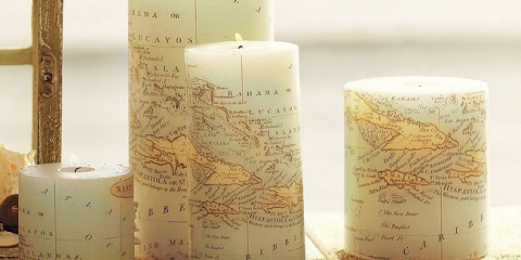 Декупаж на свещи (100+ снимки): най-добрите работилници с идеи за празничен декор