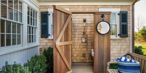 Дървен душ за даване със собствените си ръце: рисуване с размери