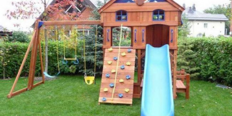 Детски пързалки за даване - най-красивите, практични и оригинални идеи. Съвети за избор и поставяне на детски пързалки (105 снимки)