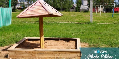 Направи си сам гъбички за пясъчник на детска площадка в страната