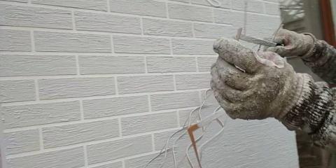 Направи си сам имитация на тухлена зидария от мазилка със собствените си ръце: инструкции