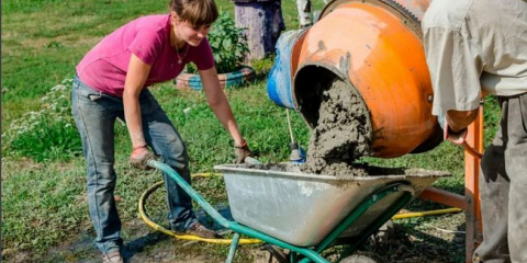 Най-добрите бетонови смесители за даване и къща