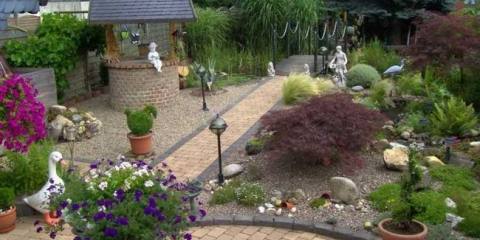 Съдебно споразумение - 130 снимки и видео описание как да проектирате и организирате двора със собствените си ръце