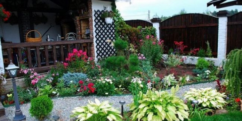 Осъществяване на предната градина пред къщата - най-добрите идеи!