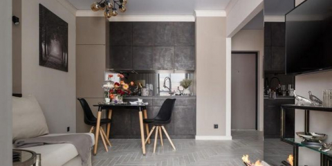 Ремонт на апартамент в стил баухаус. Фирма бабич