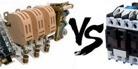 Диаграми на свързване на магнитния стартер при 220 v и 380 v + характеристики на самозалепването