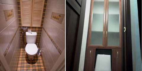 Шкафър до тоалетната със собствените си ръце: инструкции за стъпка по стъпка