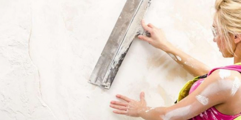 Шпакловка за стена за тапети