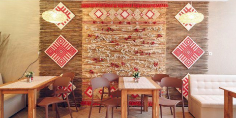 Модели на народите на света по тематичния проект и интериор: смисъл, правила за комбинации и цветове