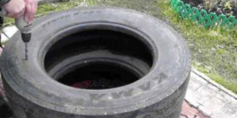 Направи си сам помийна яма за гуми: как да си направим тоалетна от колела